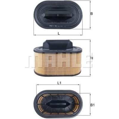 Luchtfilter KNECHT LX 2966