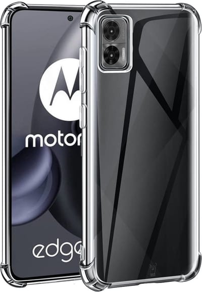 Hoesje geschikt voor Motorola Edge 30 Neo - Shockproof Transparant Back Cover Case