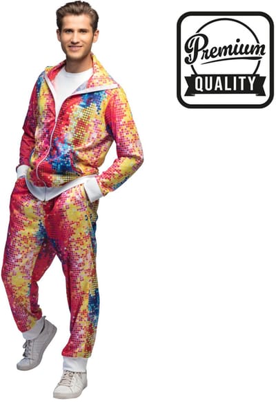 Boland - Trainingspak Disco dude (S) - Volwassenen - - 80's & 90's - Disco