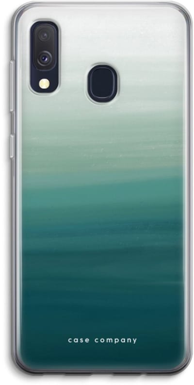 Case Company® - Hoesje geschikt voor Samsung Galaxy A40 hoesje - Ocean - Soft Cover Telefoonhoesje - Bescherming aan alle Kanten en Schermrand