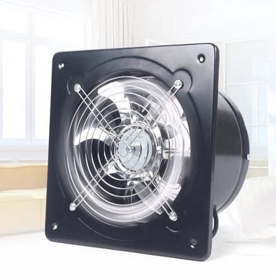 Archi Afzuigventilator 200 mm – Ventilatie - 850 m³/u Axiale Industriële Ventilator – 80W Wand- En Raamventilator – Zwart