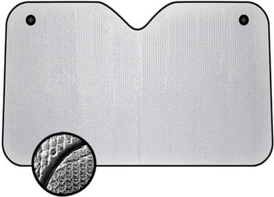 Concorde Auto zonnescherm - zilver - aluminium - L70 x B150 cm