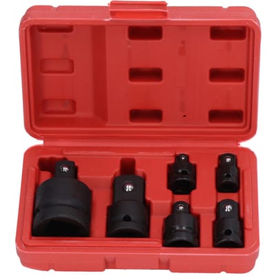 Dopsleutel Adapter Set Chroom Wolfraamstaal 1 3/4 1/2 3/8 1/4 Aandrijving Slagmoer Adapter voor Huis Onderhoud