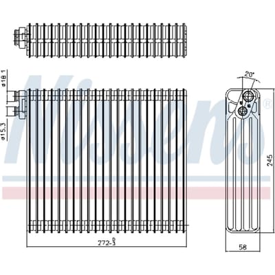 Verdamper, airconditioning NISSENS 92343