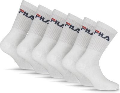 FILA Tennis- & Sportsokken - Maat 35/38 - 6 Pack - Wit