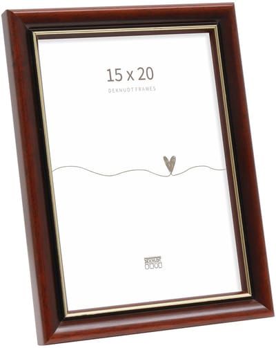 Deknudt Frames fotolijst S407H2 - bruin - biesje - hout - foto 15x20