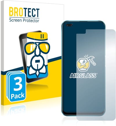Screenprotector 3 Stuks voor realme X50 5G Beschermglas transparant