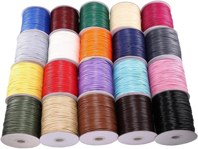 2 mm x 10 m Paarse Gewaxte Leren Touw voor DIY Creaties, Armbanden en Kettingen, Handwerk Accessoires