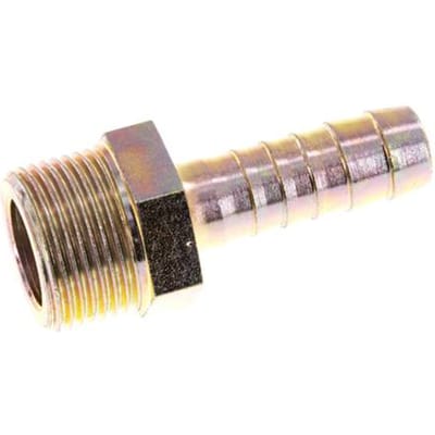 G 3/4'' Buitendraad x 13mm Verzinkt Stalen Slangpilaar 25 Bar