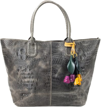 DE LAMASSU leren shopper dames grote handtas schoudertas ruime tas voor werk en dagelijks gebruik