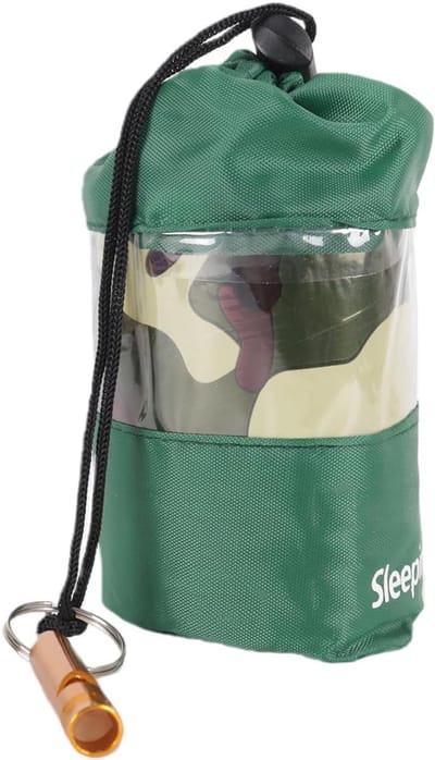 Noodslaapzak - Reddingstent Overlevingszak - Buiten Kamperen - Waterdicht Warmtebehoud - 120 x 200 cm - Camouflage