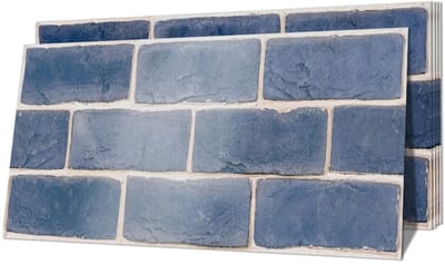 Dailygoods- Wandtegelstickers - Zelfklevend - 30 x 15 cm - 12 Stuks - Antislip - Milieuvriendelijk - Geschikt voor Keuken/Badkamer - Muursticker