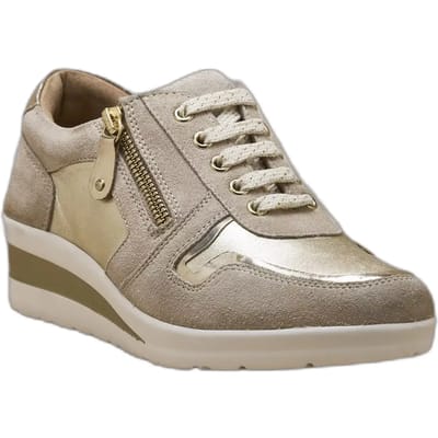 Leren sneakers met luchtzool voor dames Pédiconfort