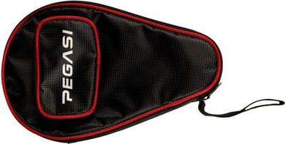 Pegasi Tafeltennis Bathoes Zwart/Rood - Play - Hoes voor ping pong batjes