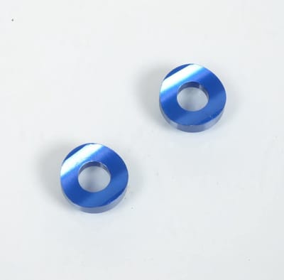 Entretoise de valve incurvée en aluminium anodisée bleu pour moto enduro cross neuf