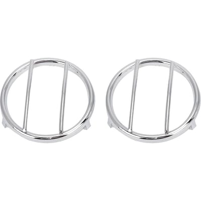 2 pièces Protecteurs de clignotant de véhicule Convient pour Jeep Wrangler 2007 2017Argent white