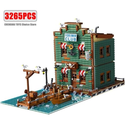 Hoge Kwaliteit Creatieve Hoge Kwaliteit Vissershut Hoge Kwaliteit Winkel Hoge Kwaliteit Modulair Hoge Kwaliteit Gebouw Hoge Kwaliteit Blokken