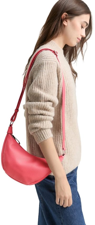 TOM TAILOR schoudertas Liriel Cross Bag Coral koraalrood