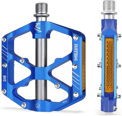 Mountainbike-pedalen met reflectoren - lichte aluminiumlegering - MTB-pedalen met 3 verzegelde lagers - 9/16 inch BMX racefietspedalen