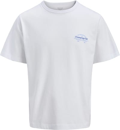 JACK&JONES - JORNANTUCKET SCRIPT CHEST TEE CN - Heren - T-shirts