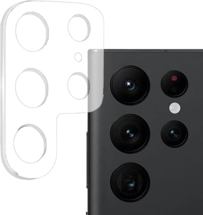 Screenprotector geschikt voor Samsung S22 Ultra Camera - Gehard Glas Screen Protector geschikt voor S22 Ultra Camera