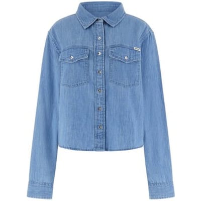 Spijkerjack Guess Ls Wren Denim Top