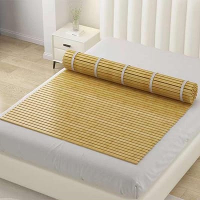 Bed Bodem - Matras Ondersteuning - Betere Slaap - Natuurlijk Bamboe - 1.3x1m - Natuurlijk