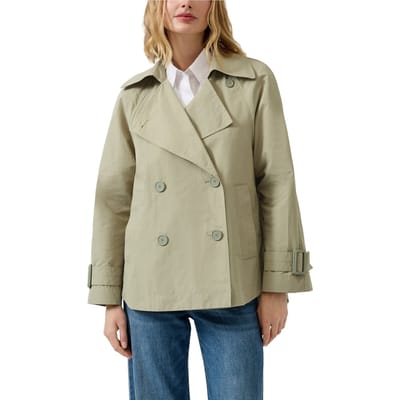 s.Oliver Jackets Outdoor Green Maat: 34 | Lichte Jassen Outlet | Dames | Beige