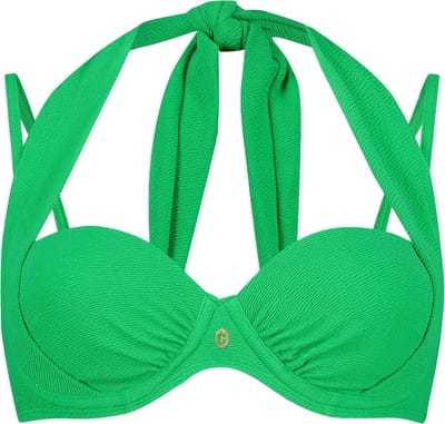 Ten Cate multiway bikini top bright green relief voor Dames | Maat 38E (75E)