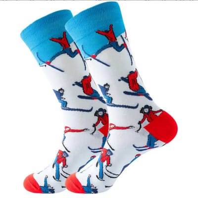 ZOETTT Ski sokken - Sokken - Leuke sokken - Wintersport sokken - Vrolijke sokken - Wintersport - Apres ski sokken