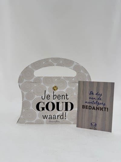 Dag van de Mantelzorg •Cadeaupakket Heren• Jij Bent Goud Waard Toffees - Leuk om cadeau te geven - Perfect Gifts