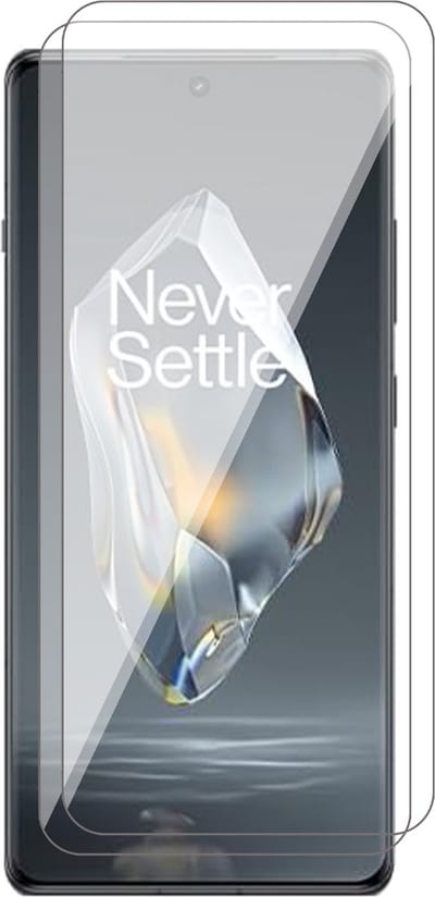 Screenprotector geschikt voor OnePlus 12R - 2x Glas Screen Protector
