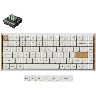 Keychron K3 HE - Magnetisch Toetsenbord - Draadloos - US Qwerty - 75% - Wit