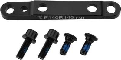 Dailygoods - Fietsen Flat Mount Schijfrem Adapter - Ultralight Remklauw Mount - Zwart - Fiets Accessoire - Geschikt voor Racefietsen - 160mm