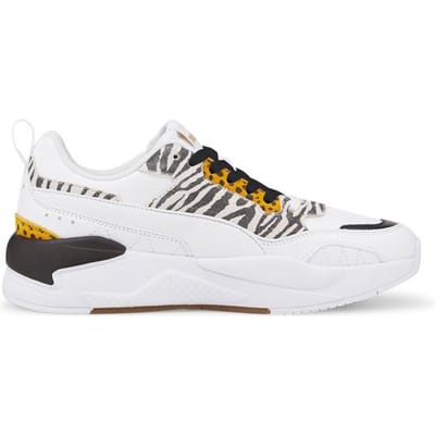 PUMA X-Ray Safari Dames Sneakers - White/Saffron/Mineral Yellow/Black