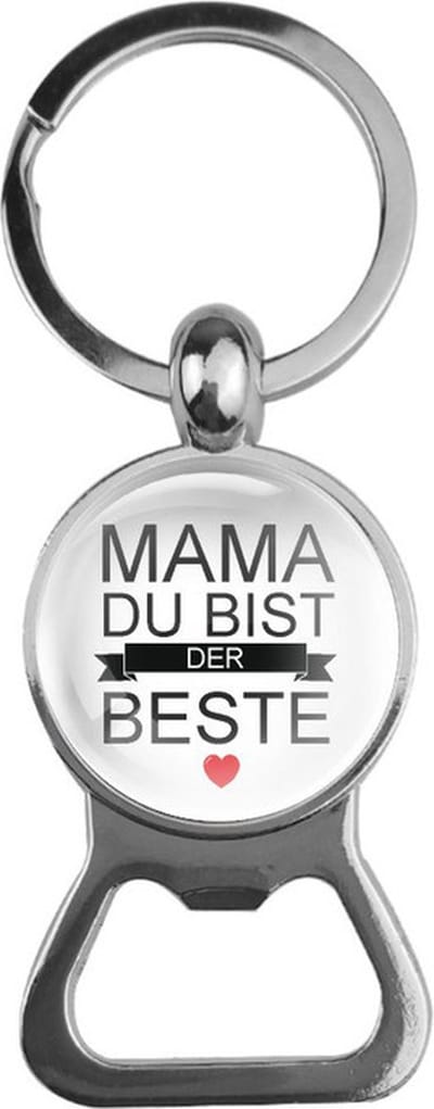 Bieropener Glas - Mama Du Bist Der Beste
