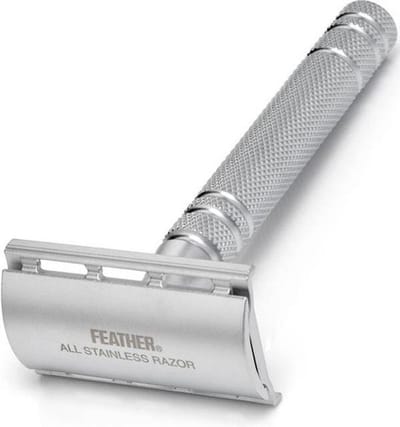 Feather AS-D2 Safety Razor - Matte Chrome