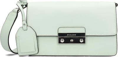 Schoudertas - Dames Handtas - Avond Uit - Twee Draagopties - 21.5 x 12.5 x 7.5 cm - Mintgroen