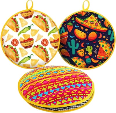 Stoffen Tortilla Warmer - Verwarmende Zak - Warm Houden - Dubbelzijdige Prints - 305 cm - Meerdere Kleuren