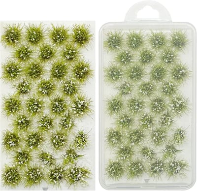 Static Grass Tuft Model Gras Tufts, 32 Stuks Kunstgras voor Modelbouw, Landschapsarchitectuur en Spoorwegdecoratie