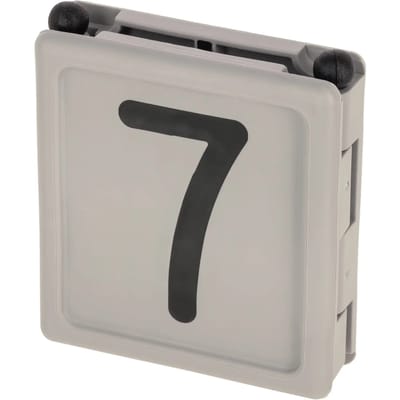 Nummerplaatje voor opvouwbare halsband Kerbl (x6)