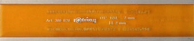 LETTERSJABLOON ROTRING 2.0MM 300020G TYP 1451
