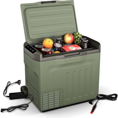 Klarstein PolarForce Compressor Koelbox - 40 Liter - Bereik: -20°C tot 20°C - Groen