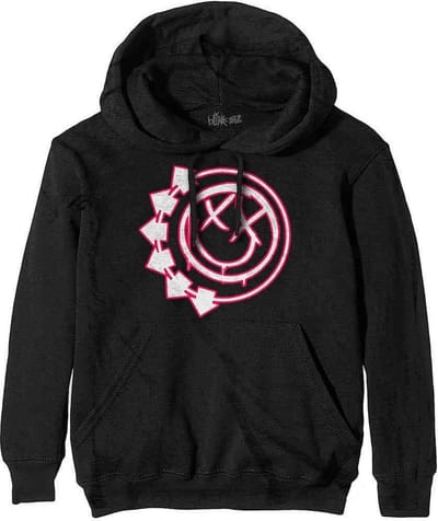 Blink182 - Six Arrow Smile Hoodie/trui - M - Zwart