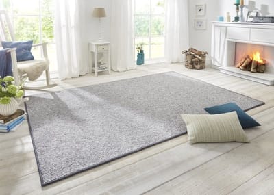 Flycarpets Tufted Vloerkleed - Wollen Look - Grijs - 80x300 cm