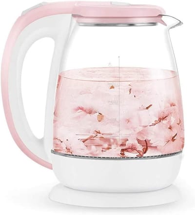 Elektrische Waterkoker - Snelkoker - Thee en Koffie - Temperatuurregeling - 1.8 Liter - Roze