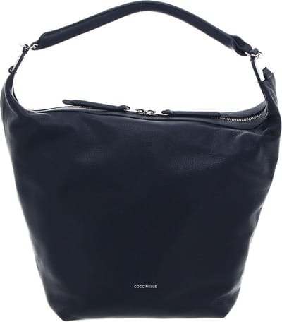 COCCINELLE Leren Schoudertas Mintha Handbag Midnight Blue Donkerblauw