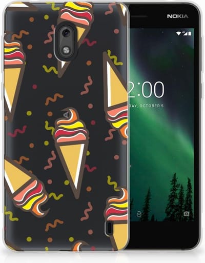 Nokia 2 Siliconen Case Icecream