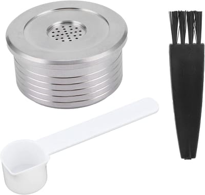 Allecto Plus - Stainless Steel Koffiecapsule van Roestvrij Staal voor DELTA Q NDIQ7323 Koffiezetapparaat - Duurzaam en Milieuvriendelijk