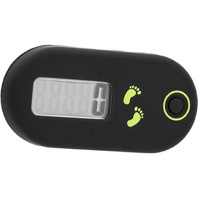 3D Stappenteller met Clipband Mini Wandel Stappenteller voor Zakken Tailleband Broek gray
